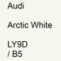 Preview: Audi, Arctic White, LY9D / B5.